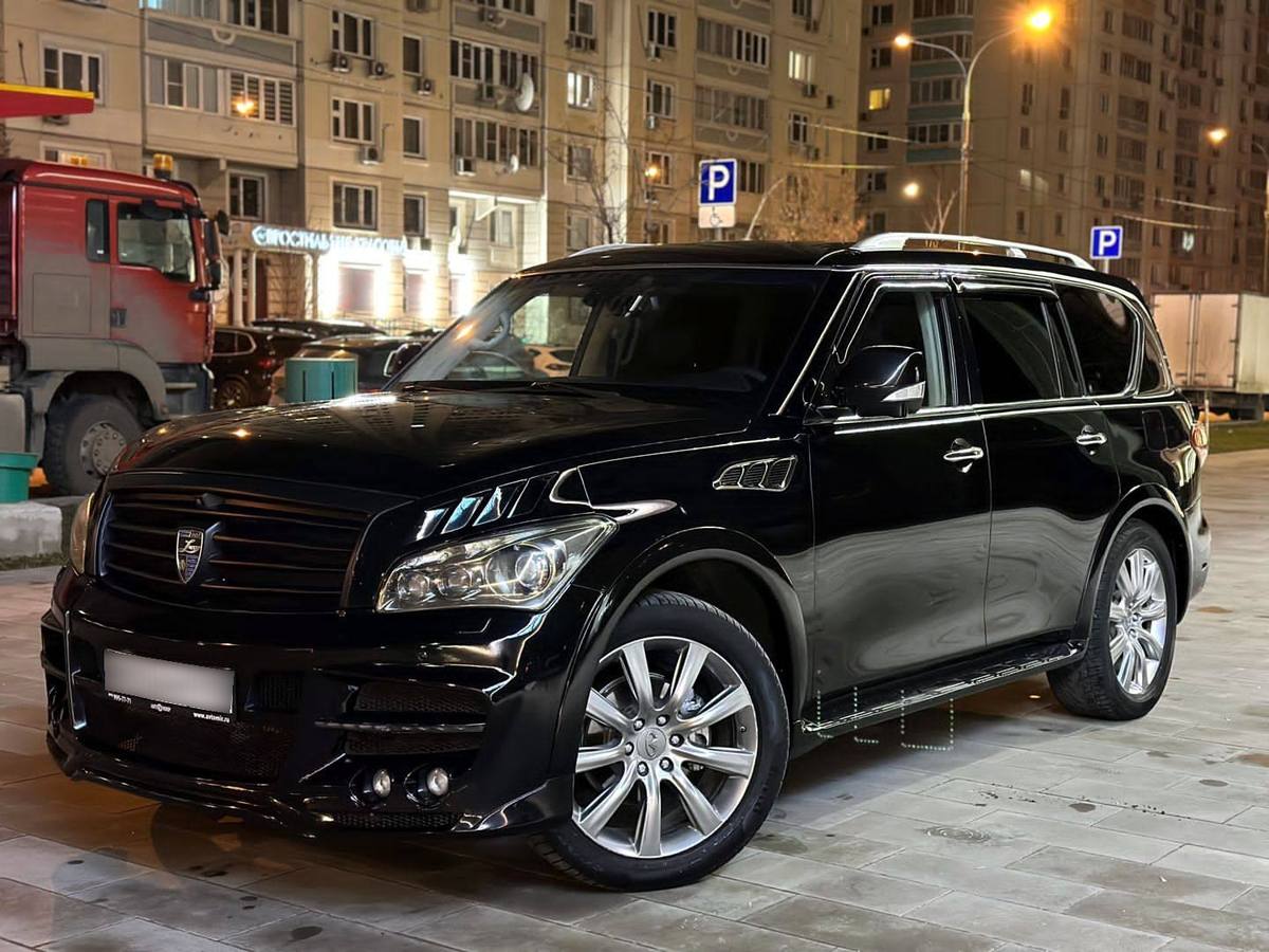 Купить Infiniti QX56 II внедорожник 5 дв., 2013 года, цвет: Черный, за  2100000 руб. в Санкт-Петербурге